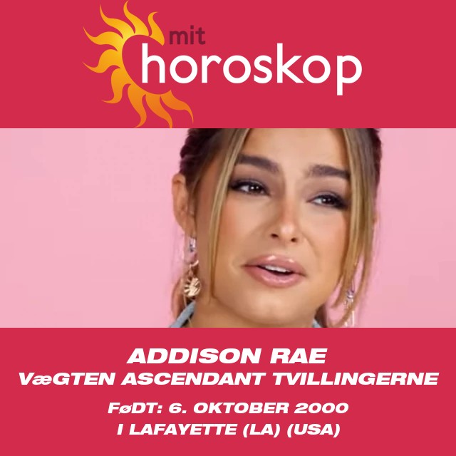 Addison Rae: Astrologiske Indsigter for Vægten