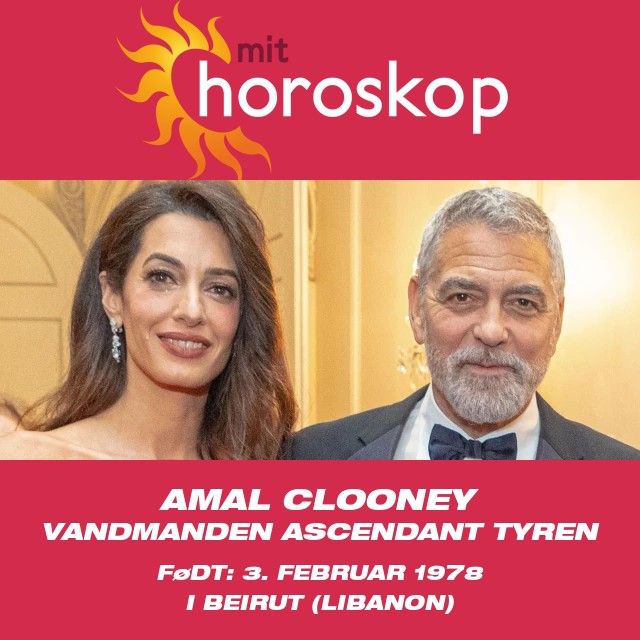 Amal Clooneys Astrologiske Indsigter om Vandbæreren