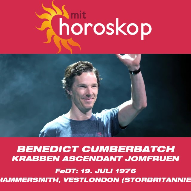 Benedict Cumberbatchs astrologiske indsigt som Krebs