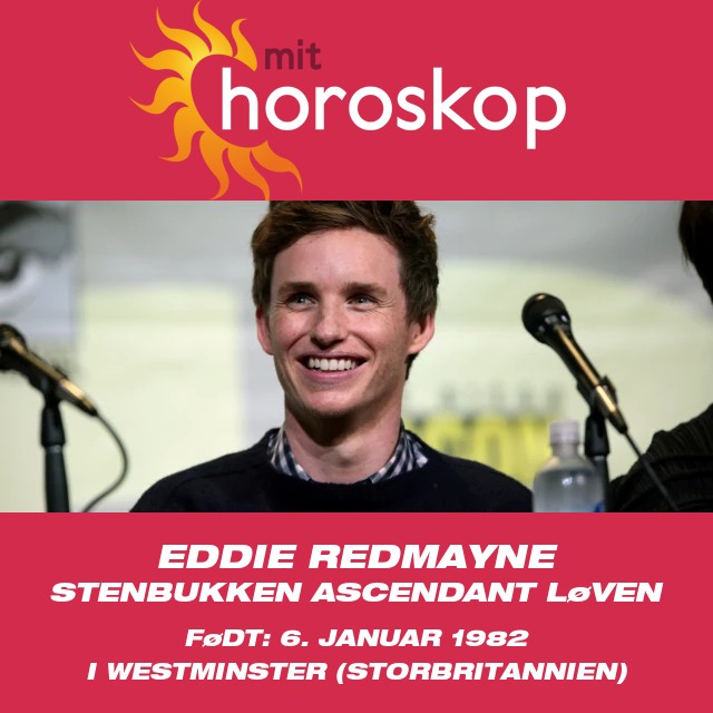 Eddie Redmaynes astrologiske indsigter om Stenbukken