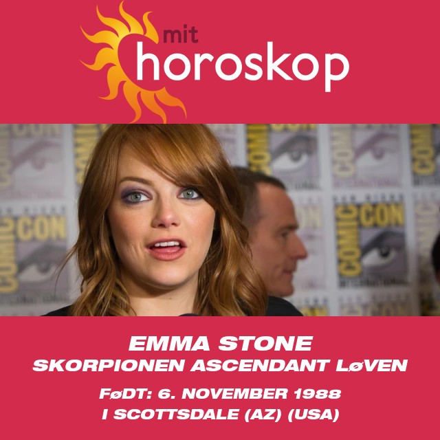 Emma Stones Skorpion Astrologisk Portræt