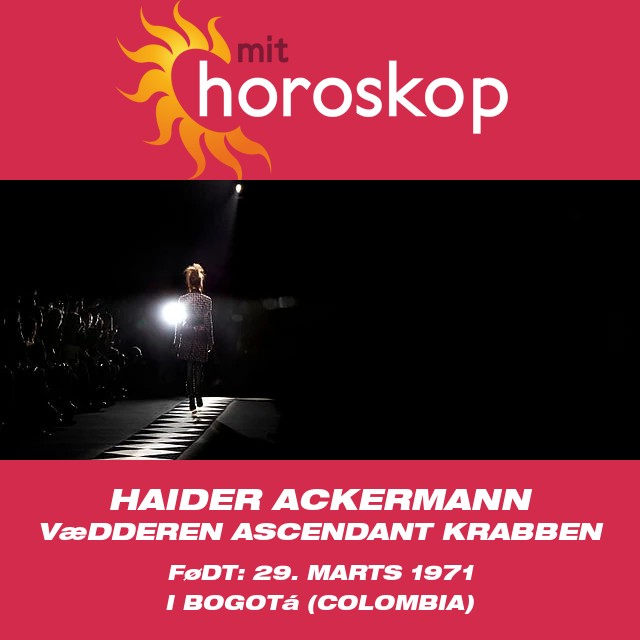 Afdækning af Haider Ackermanns Vædderindflydelse