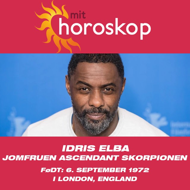 Idris Elbas astrologiske indsigter som jomfru