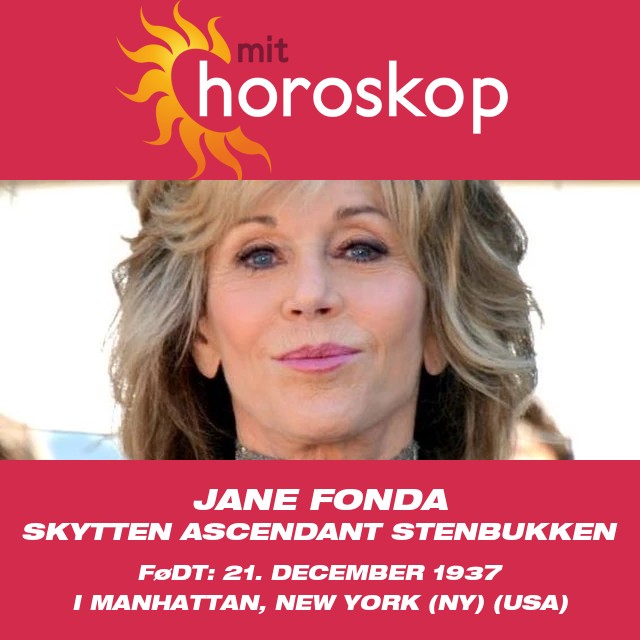 Jane Fonda: Astrologisk Indsigt fra en Skytte