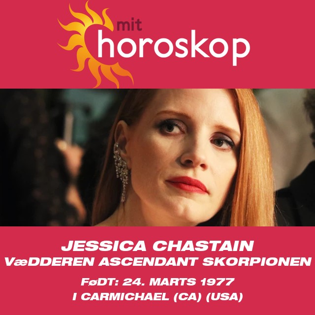 Jessica Chastain: Stjerneskuddet i Vædderen