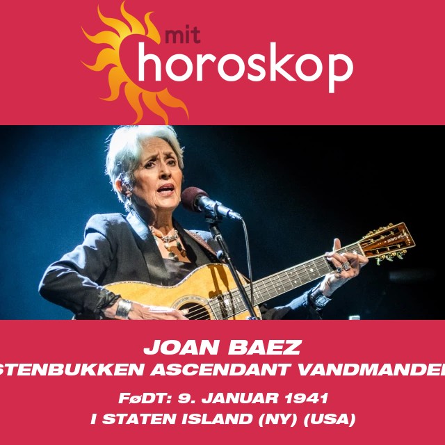 Joan Baez\'s Stjernetegn og Astrologiske Indsigter