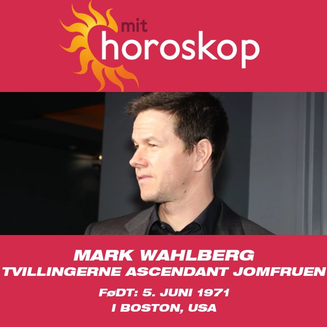 Mark Wahlbergs Gemini Astrologi Forklaret