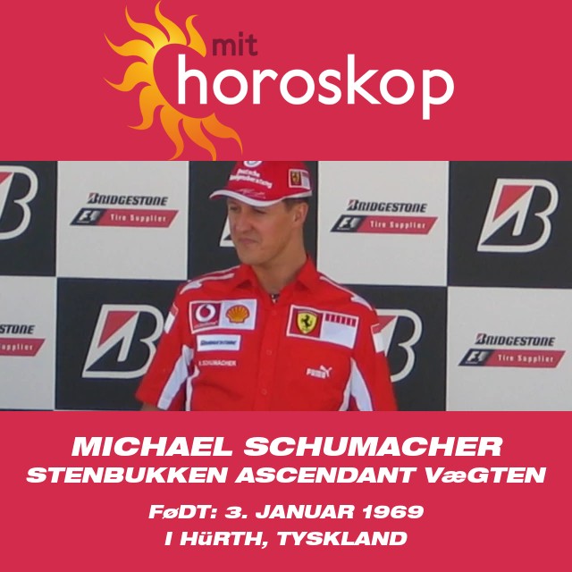 Michael Schumachers Stjernetegn for Stenbukken