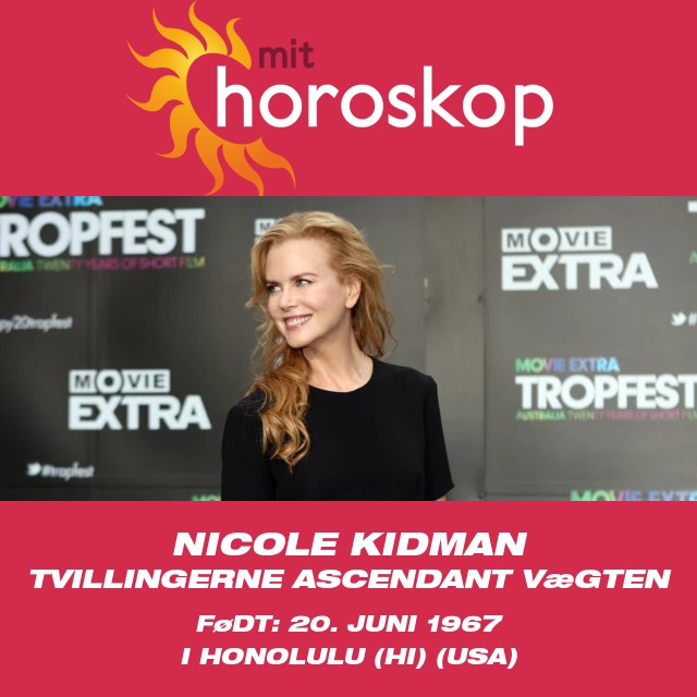 Nicole Kidman: Tvillingestjernen Udfoldet