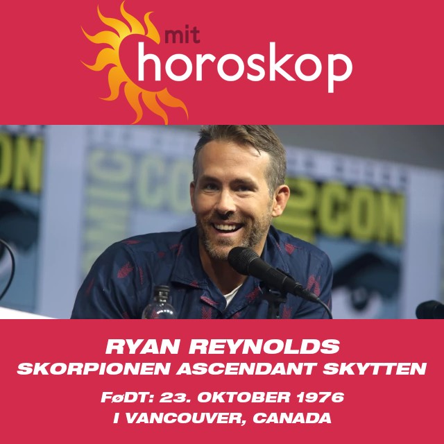 Ryan Reynolds: Astrologiske Indsigter i Skorpionens Karaktertræk