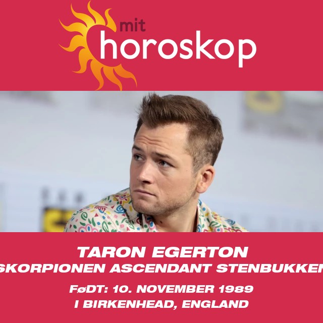 Taron Egertons Astrologiske Indsigter om Skorpionen