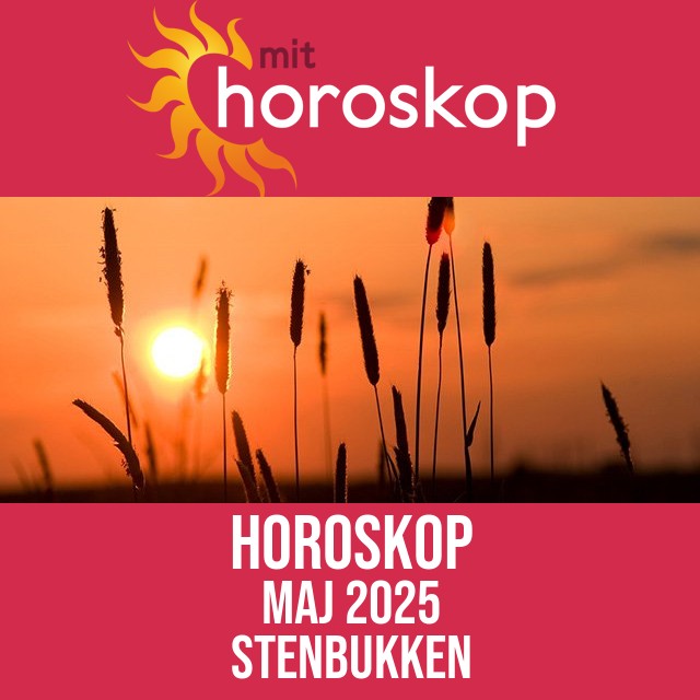 Stenbukken: Horoskop Maj 2025