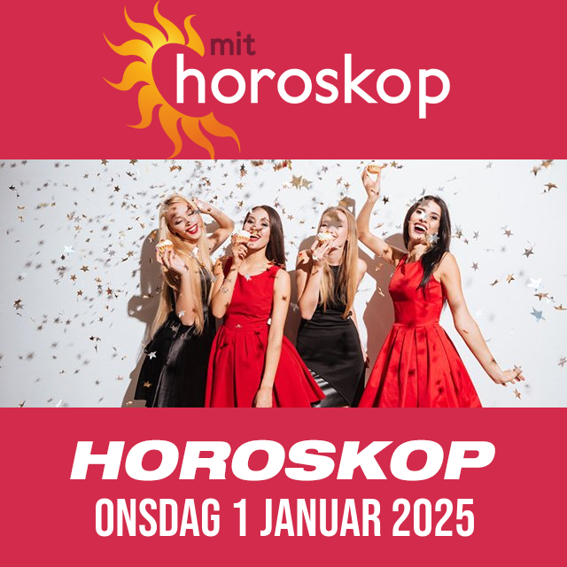 Daglig horoskop for Onsdag 1 Januar 2025