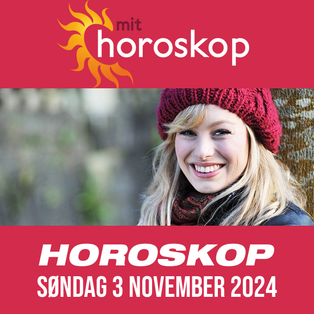 Daglig horoskop for Søndag 3 November 2024