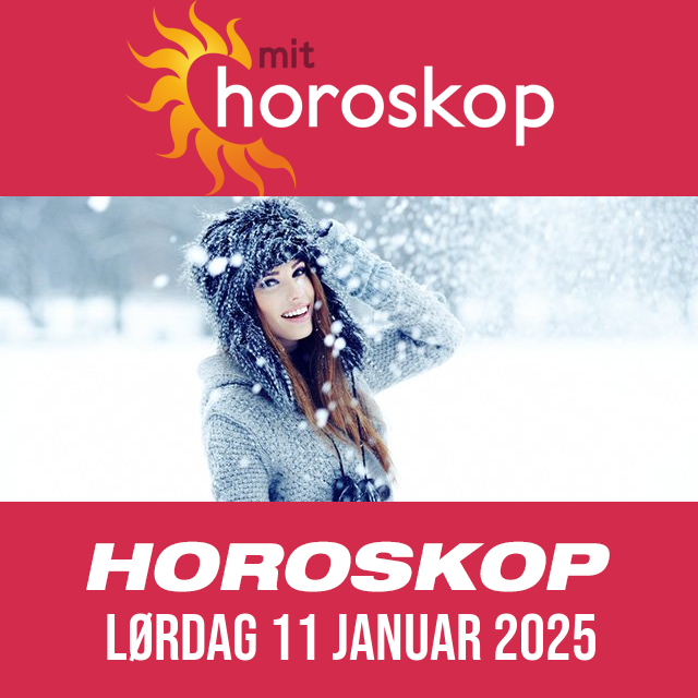 Daglig horoskop for Lørdag 11 Januar 2025