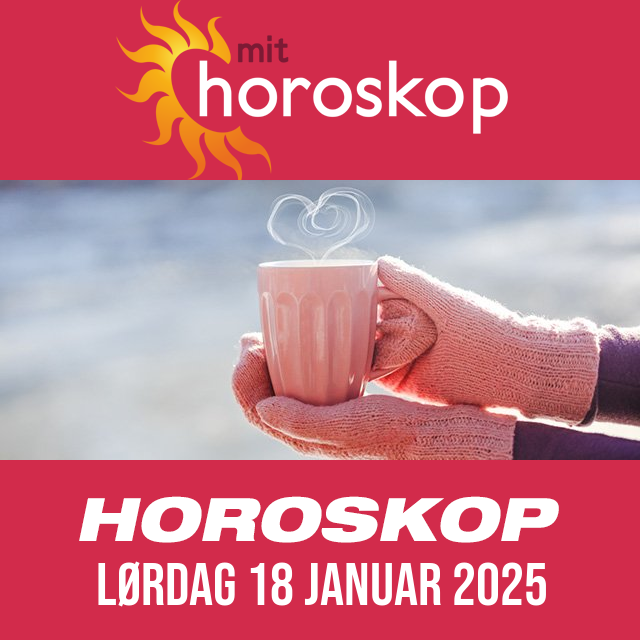 Daglig horoskop for Lørdag 18 Januar 2025