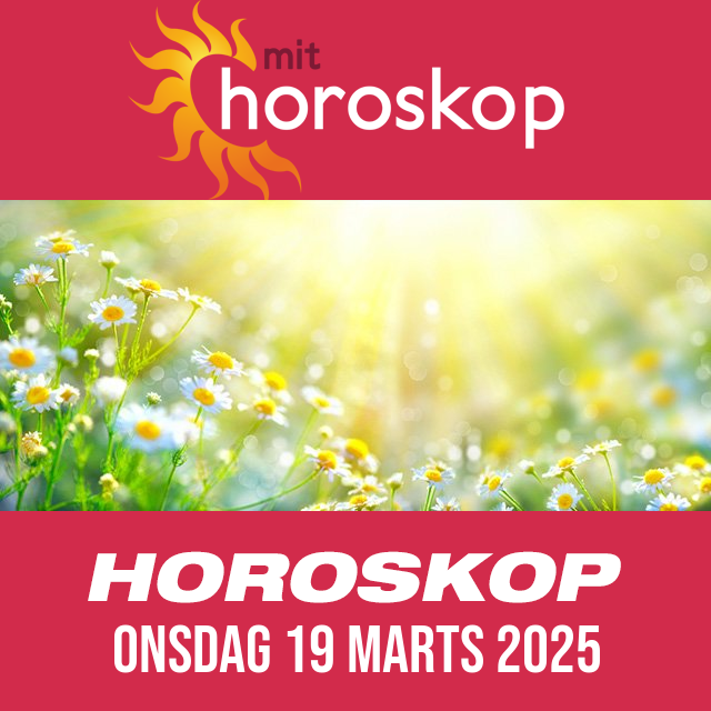 Daglig horoskop for Onsdag 19 Marts 2025