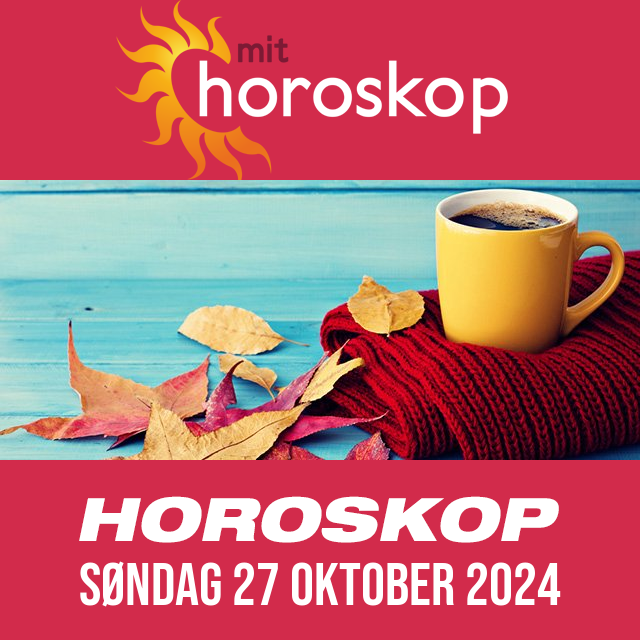 Daglig horoskop for Søndag 27 Oktober 2024